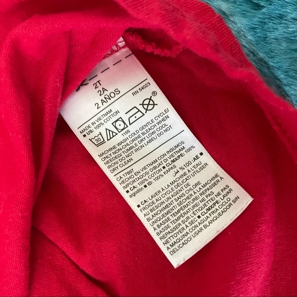 Old Navy Red Long Sleeve Tee Size 2T